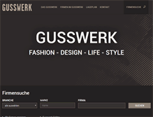 Tablet Screenshot of gusswerk.net